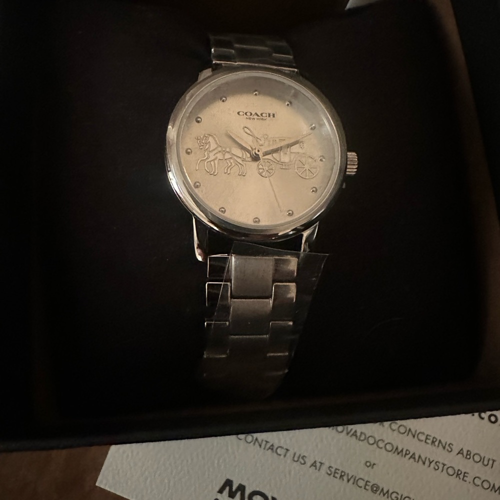Coach Silver woman’s Watch